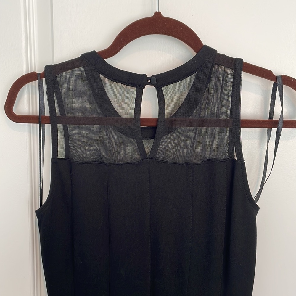 Monteau S Black Cocktail Dress - Picture 3 of 5